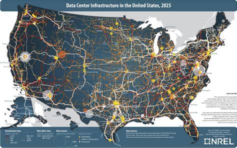 infrastructure and location map