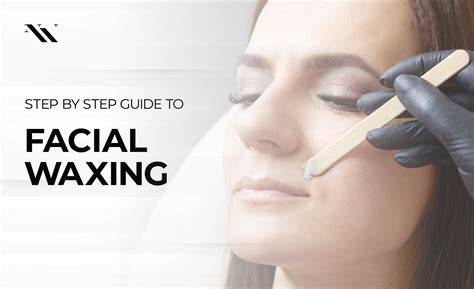 facial waxing close-up diagram
