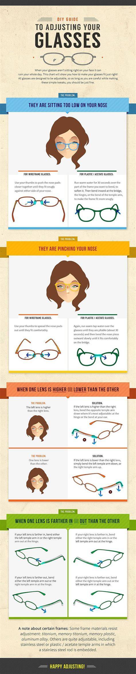 glasses eyebrow relation infographic