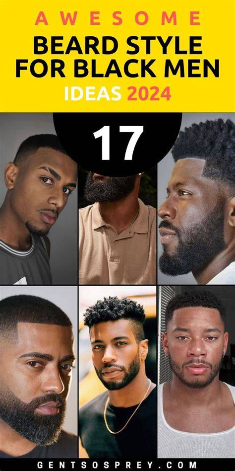 Infographic: Popular beard styles for Black and Latino men