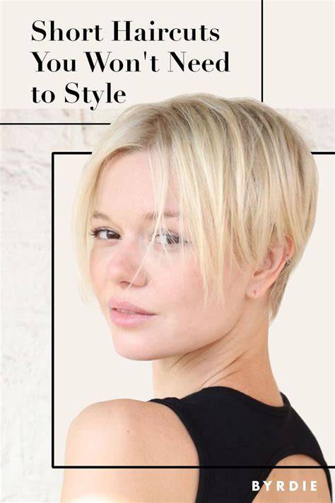 Low-maintenance short styles for fine hair