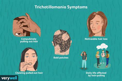 pubic hair patch signs in trichotillomania