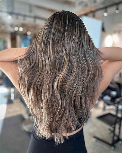 ash brown balayage inspiration