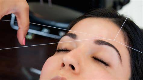 brow threading process illustration