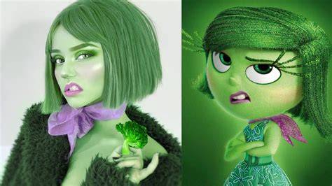 Disgust cosplay outfit visual guide