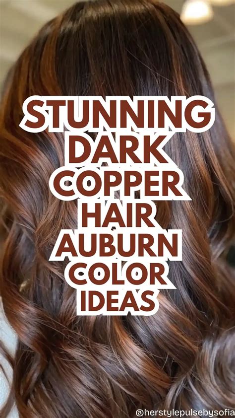 auburn hair visual spectrum on dark base