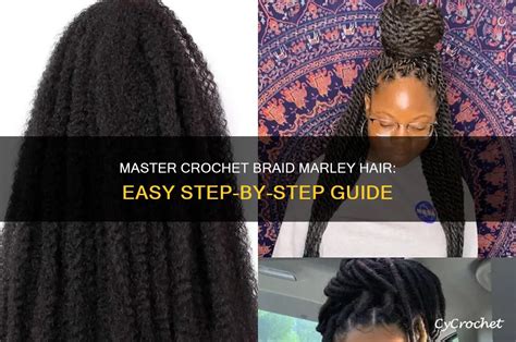 infographic Marley crochet braid lengths and textures