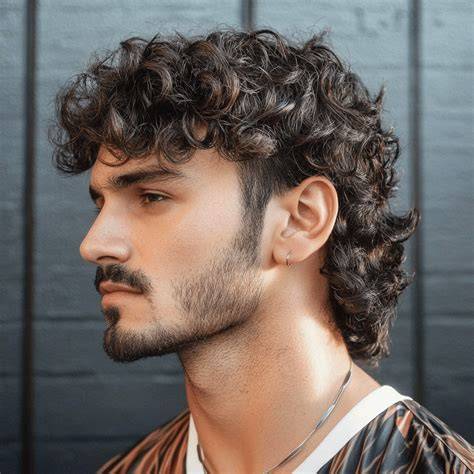 Theory of Modern Mullet for Curly Hair