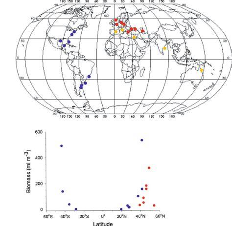 global distribution map of mnemiopsis leidyi