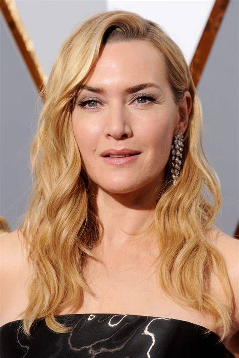 Kate Winslet hair color evolution infographic