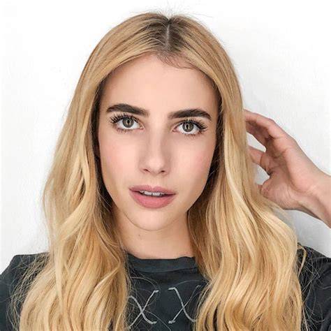 Emma Roberts blonde hair inspiration and transformation