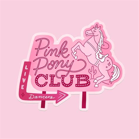 Pink Pony Club visual themes and stage imagery