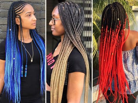 fauxhawk braids and color ideas