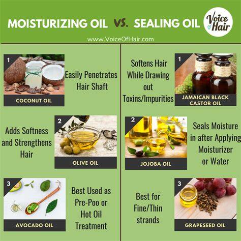 Infographic: Moisturizing vs sealing oils