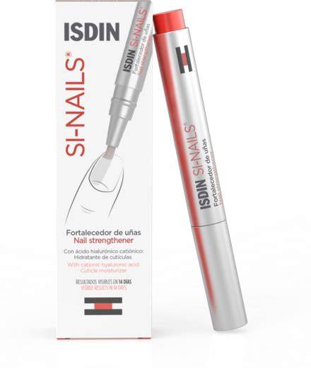 Isdin Si-Nails Strengthening Nail Serum infographic