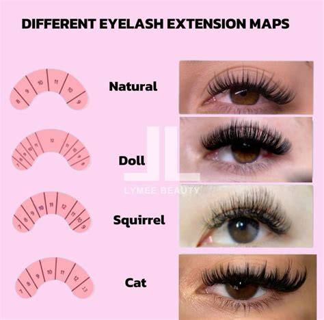 Nearest lash extensions service map