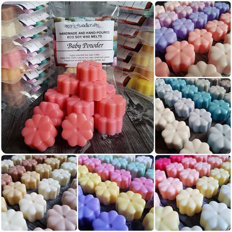 Wax melt scents comparison infographic