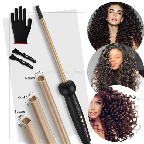 applied afro curls with curling wand demo