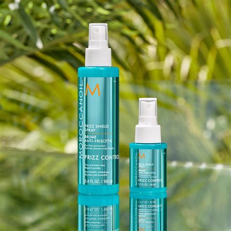 high-shine frizz-control infographic