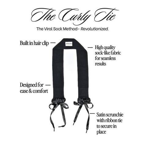 Infographic of Curly Tie assembly and use