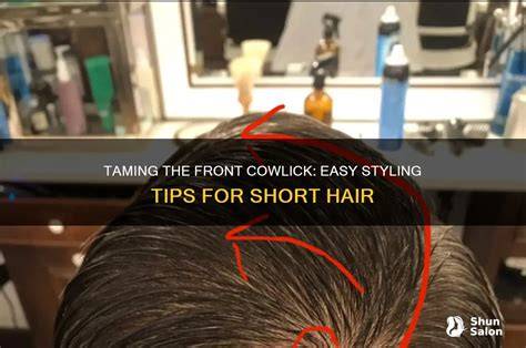 front cowlick fade styling guide