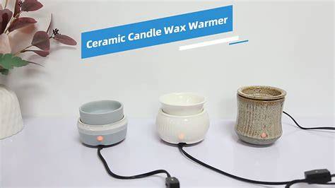 illustrative diagram of wax warmer types