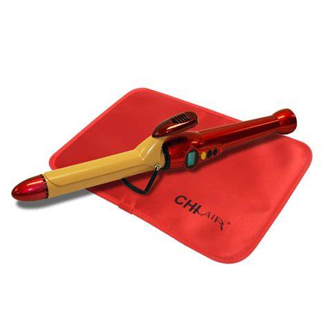 illustration of CHI Air Ceramic Curling Iron in use
