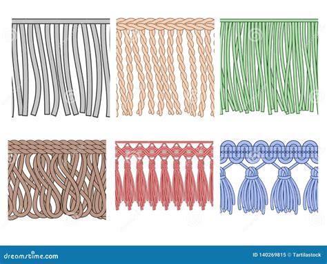 fringe garment design illustration