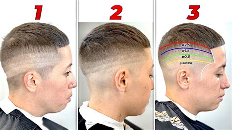 fade haircut visual guide (illustrative contour)