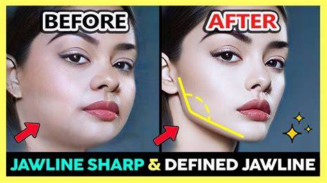 Curved dermaplaning edge illustration for jawline