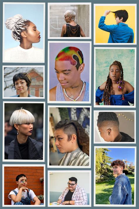 queer haircut gallery illustration