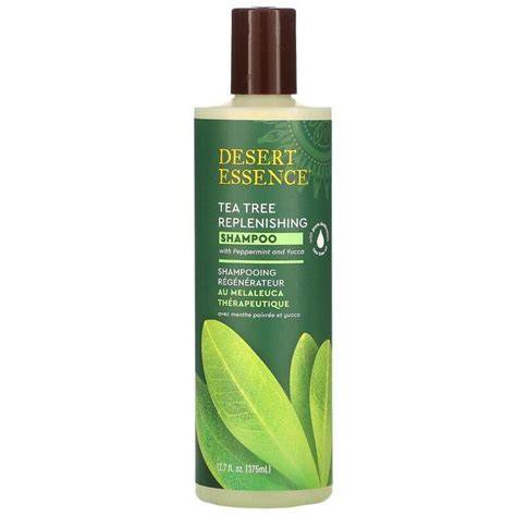 desert essence tea tree shampoo infographic