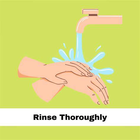 Infographic: steps to use sealing rinse