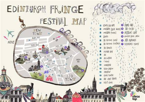 Fringe venues map and layout
