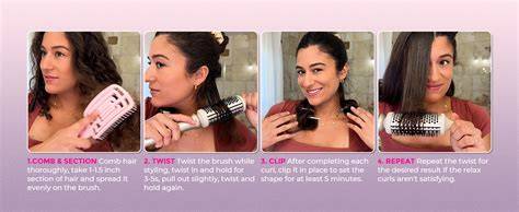 infographic of blowout brush modes and benefits