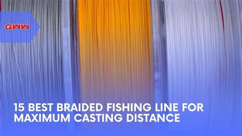 infographic: braid diameter and casting distance comparison