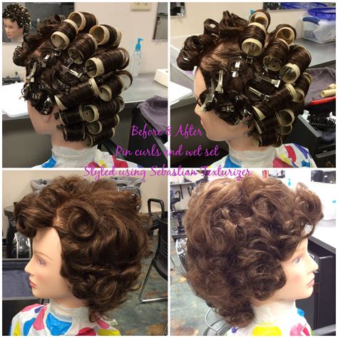 guide to pin curl rollers layout