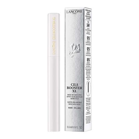 Lancome Cils Booster XL infographics for mascara primers