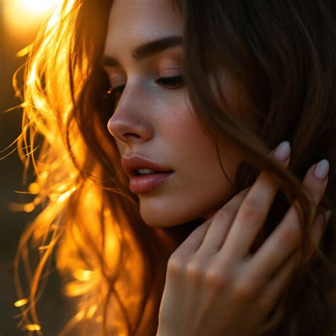Volume-rich hair moment