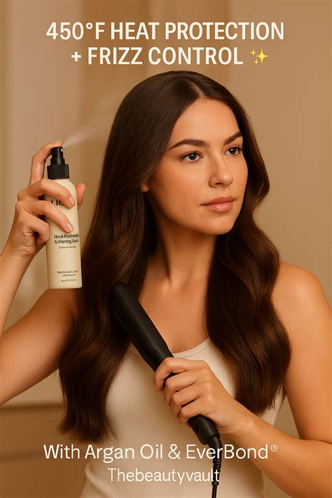 infographic heat control and frizz reduction
