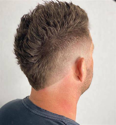 faux hawk fade textures and transitions